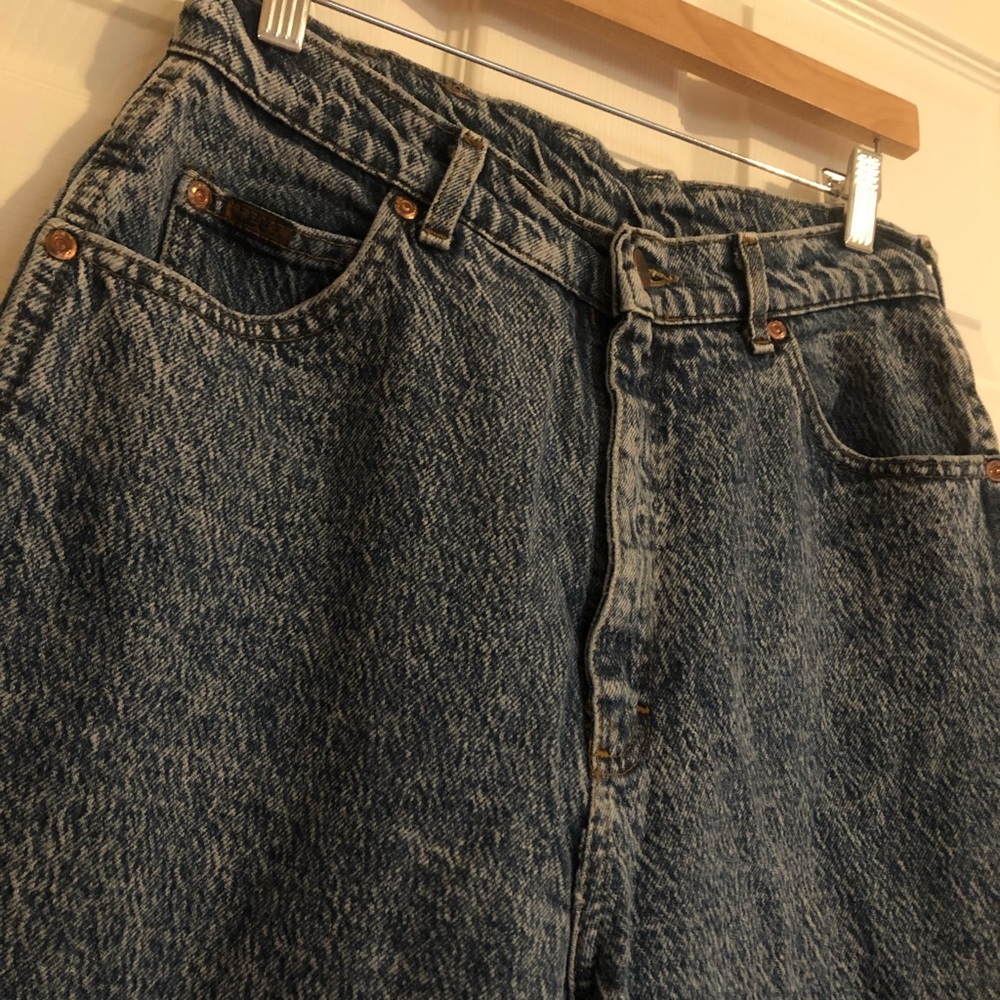 Mom jeans vintage 90s Lee acid wash sz 12 Medium.